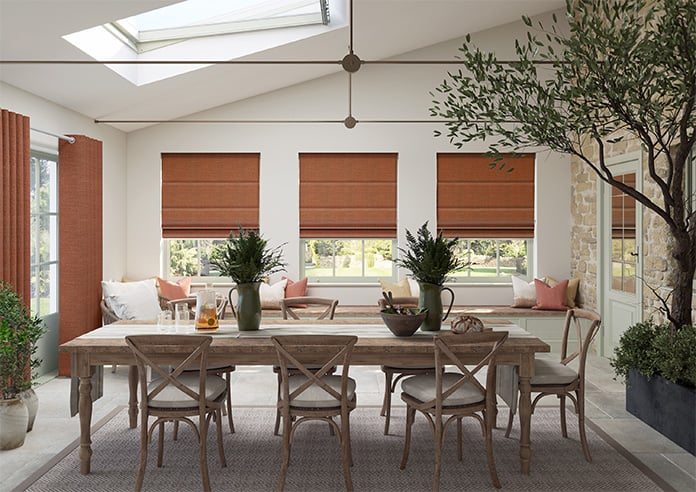 Jakarta, Rusted - Motorised Roman Blind - Image 8